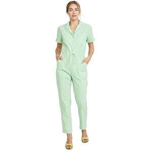 rachel antonoff mint green jumpsuit anthologie size xs